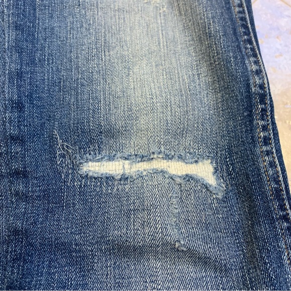 Madewell 9” High-Rise Skinny Blue Jeans with Raw Ankle - Picture 5 of 16